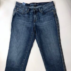 Eddie Bauer Crop Womens Denim Size 8 Decoration
